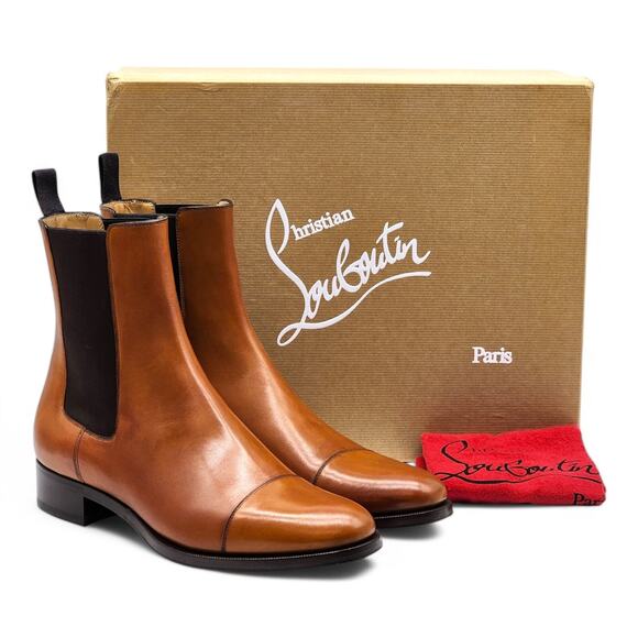 Christian Louboutin Antonio Chelsea Boots - Brown - EU 42.5 / US 9.5 $1350